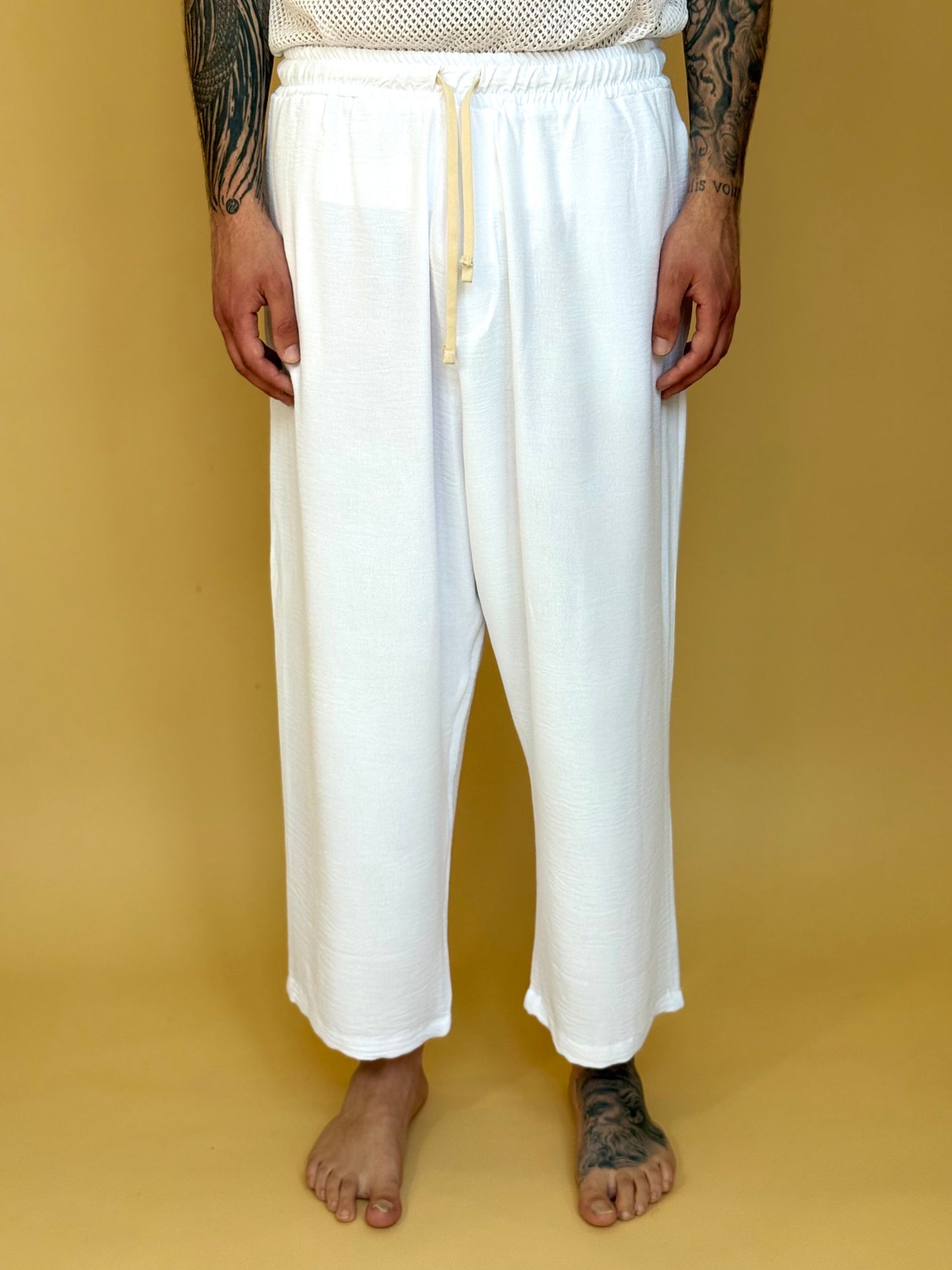 AZUL JAPAN PANT - BIANCO