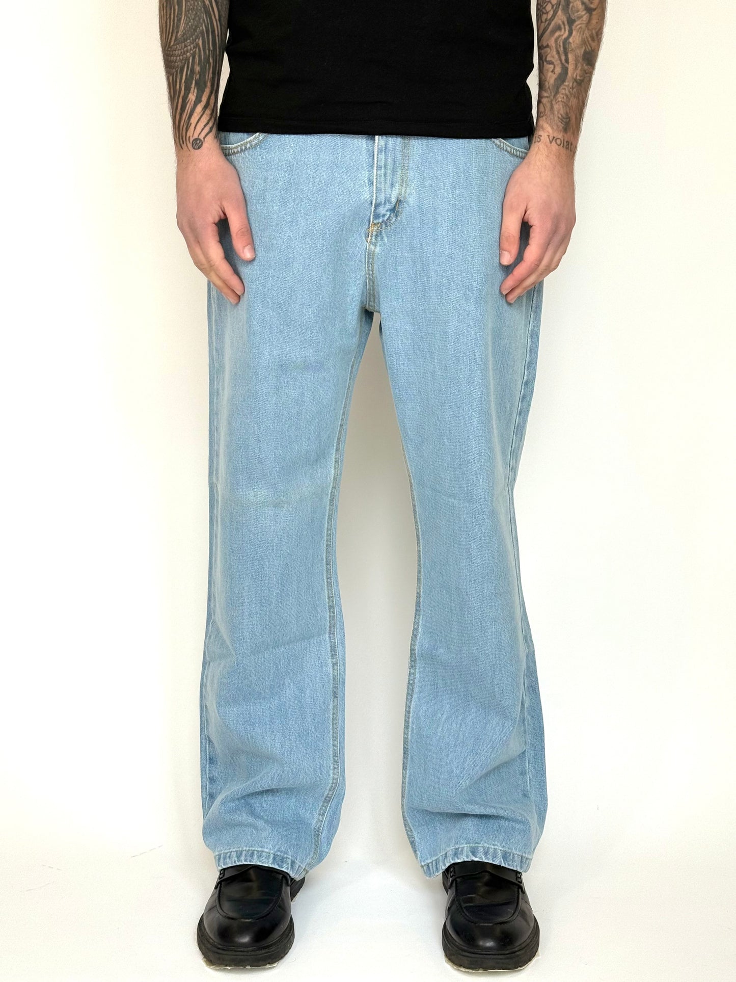 JEANS FLARE - DENIM CHIARO