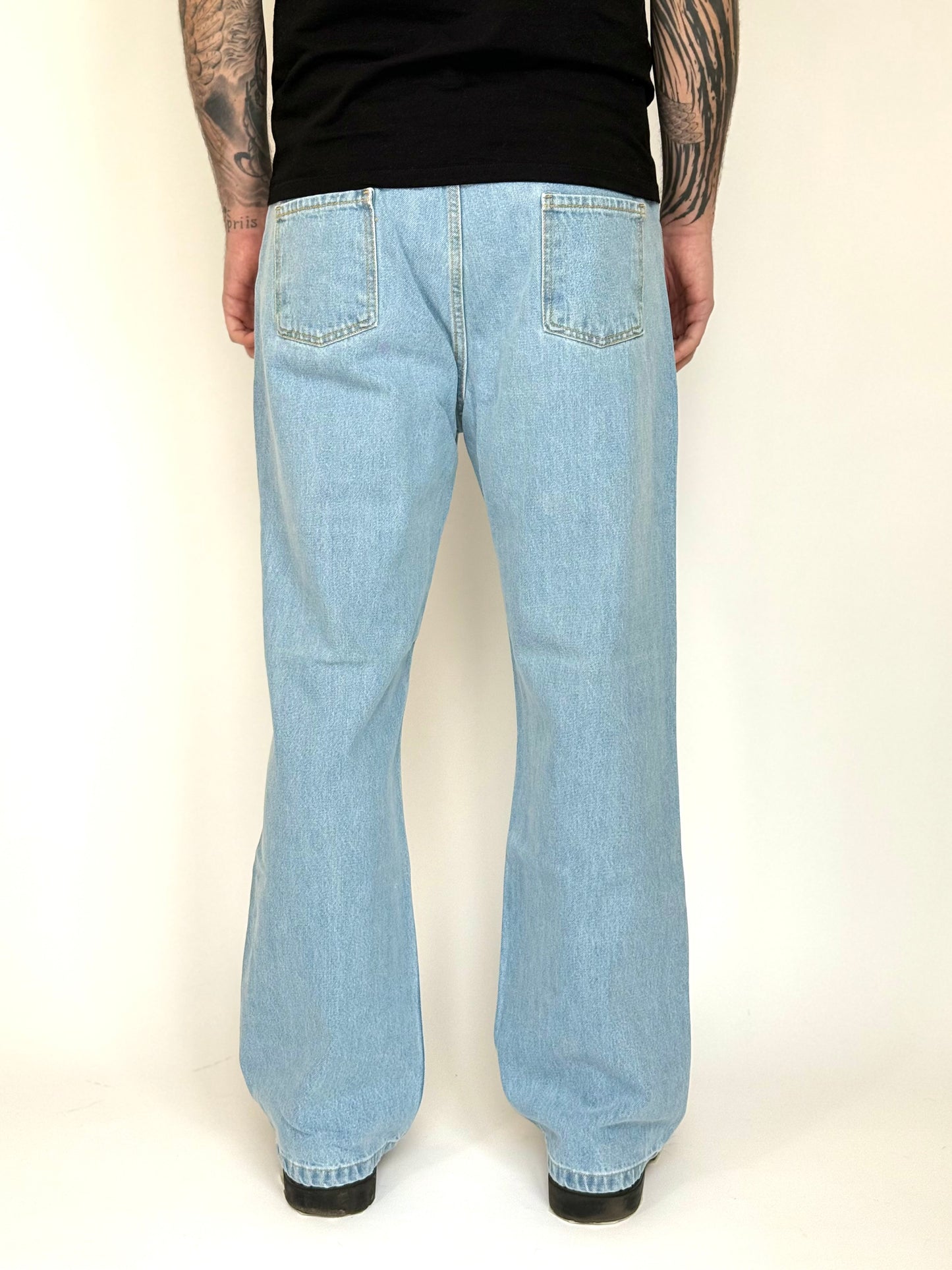 JEANS FLARE - DENIM CHIARO