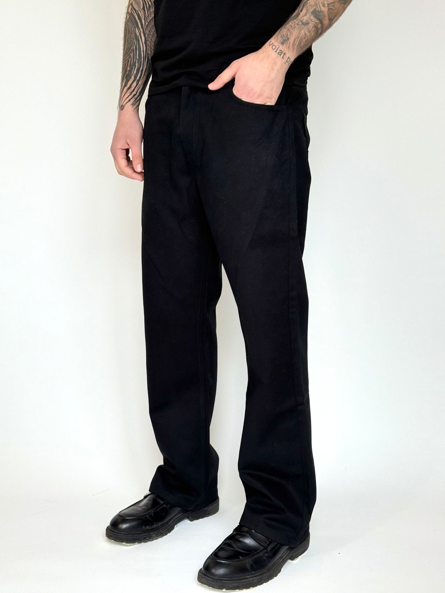 JEANS FLARE - NERO