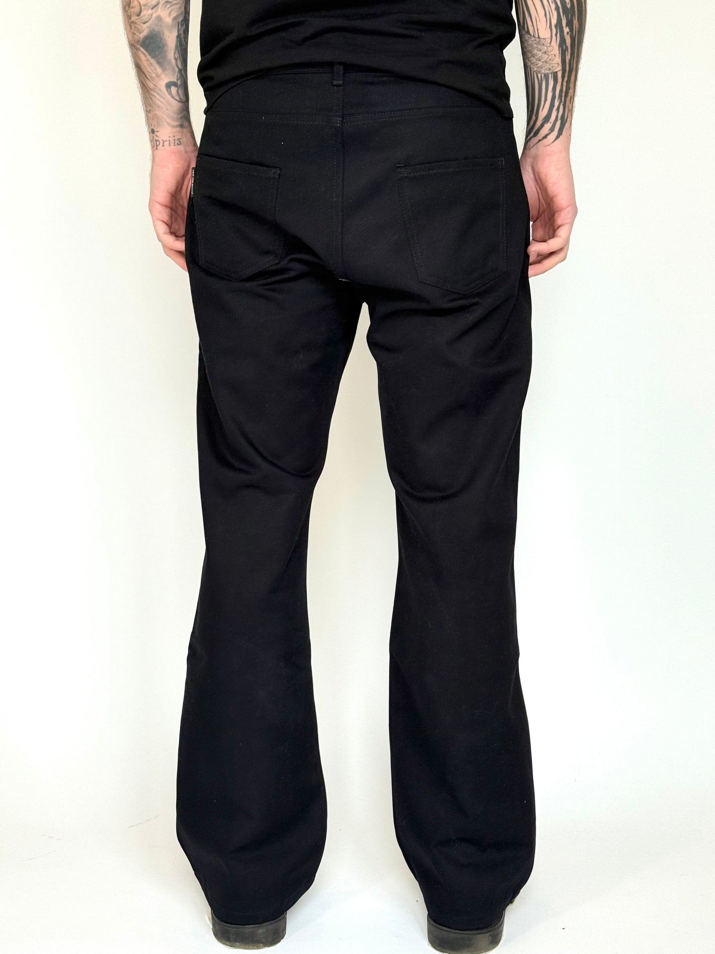JEANS FLARE - NERO