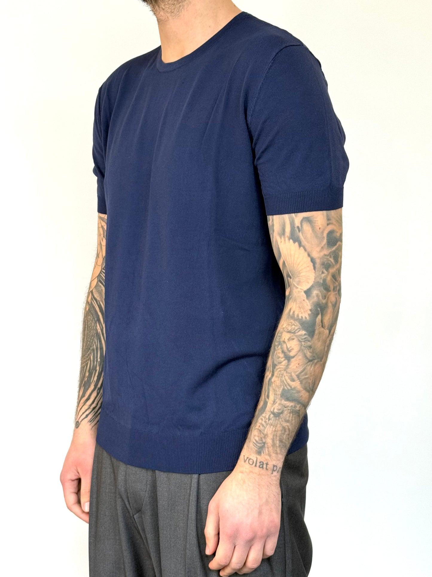 TEE BASIC IN FILO - BLU