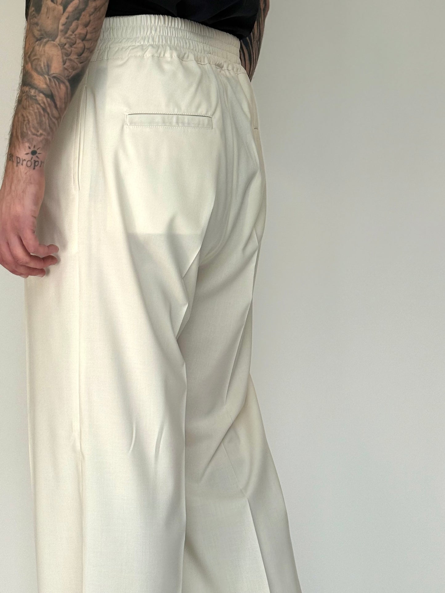 TURK WIDE PANT - AVORIO
