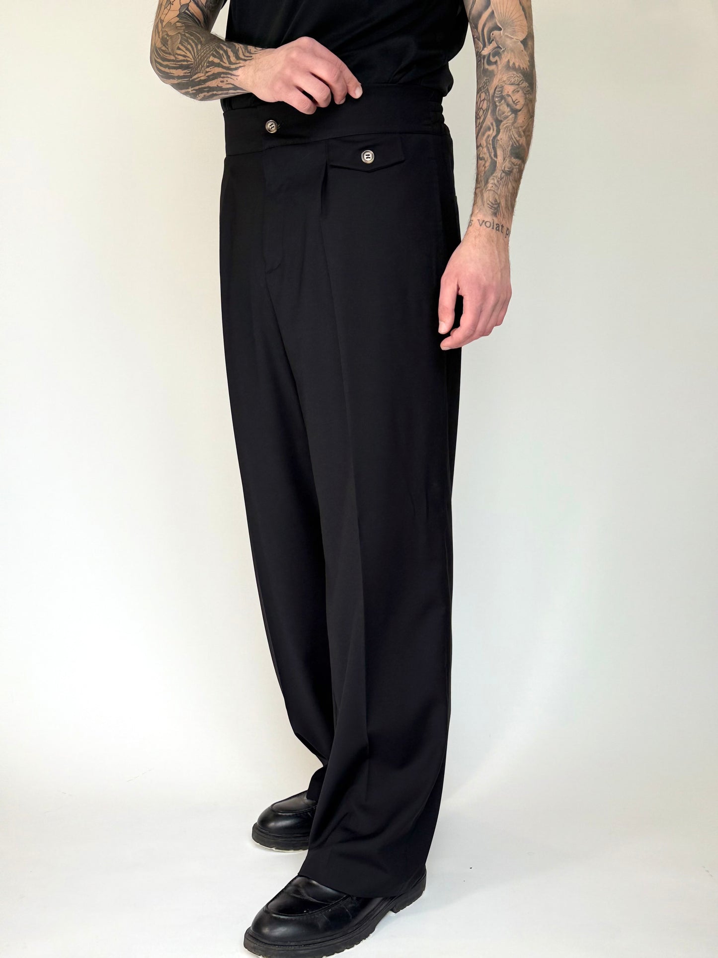 TURK WIDE PANT - NERO