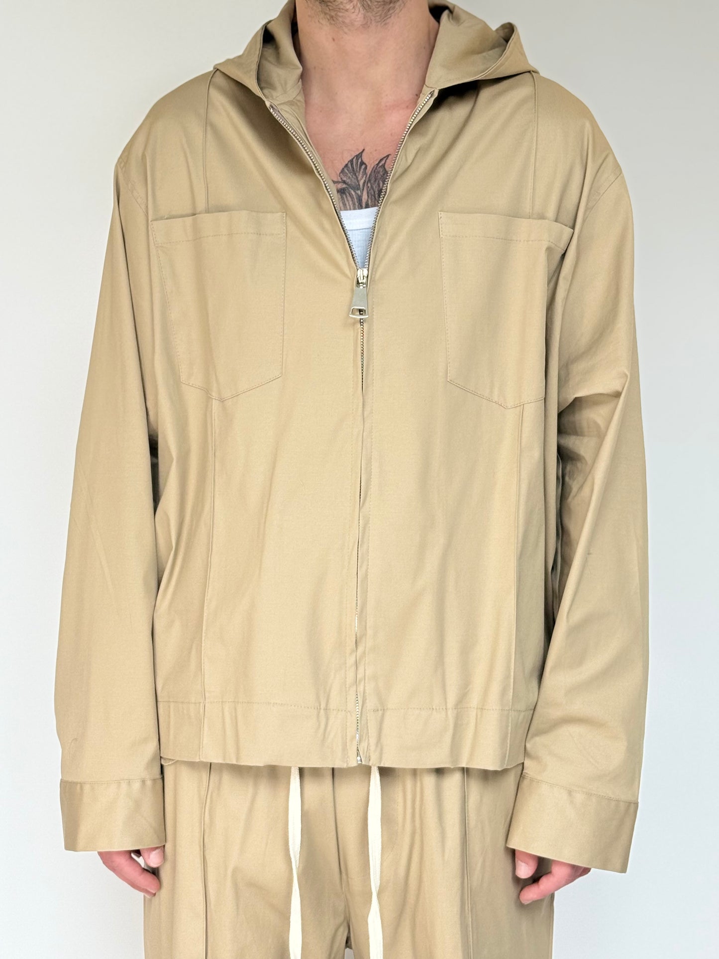 JACKET DOUBLE BEIGE - da completo