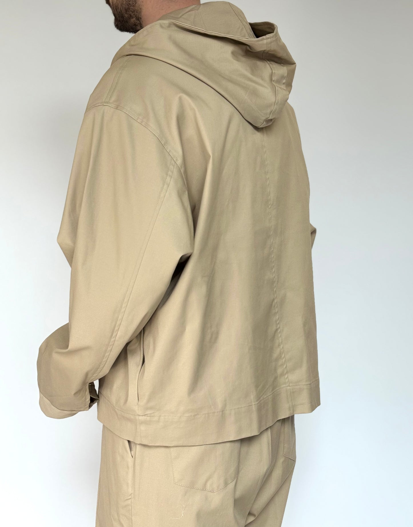 JACKET DOUBLE BEIGE - da completo