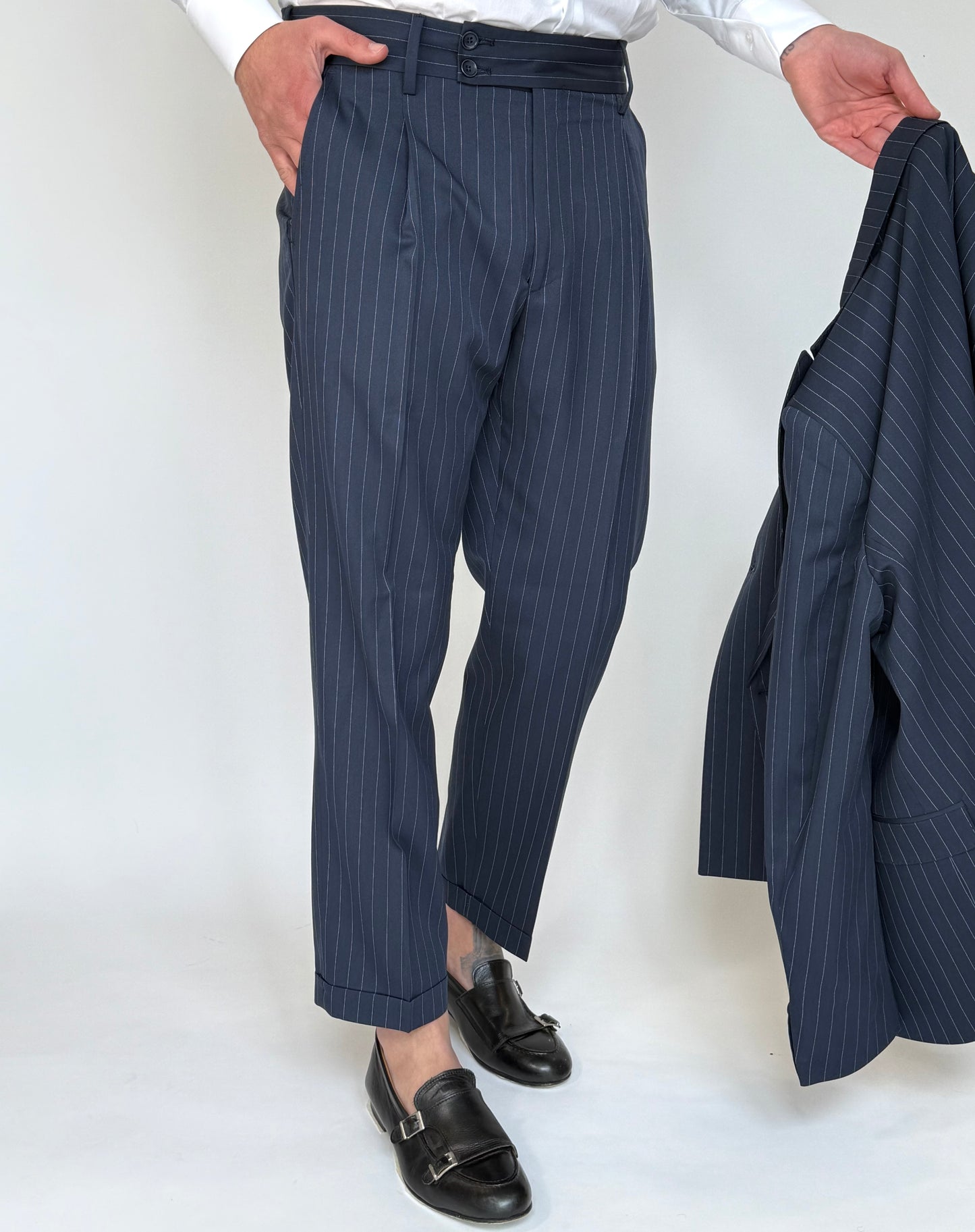 PANAREA PANT - BLU GESSATO