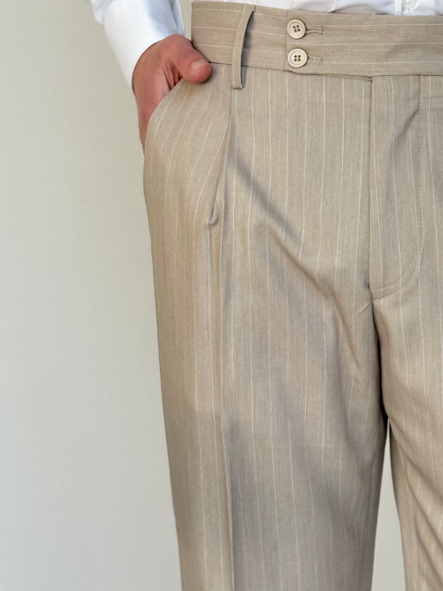 PANAREA PANT - BEIGE GESSATO
