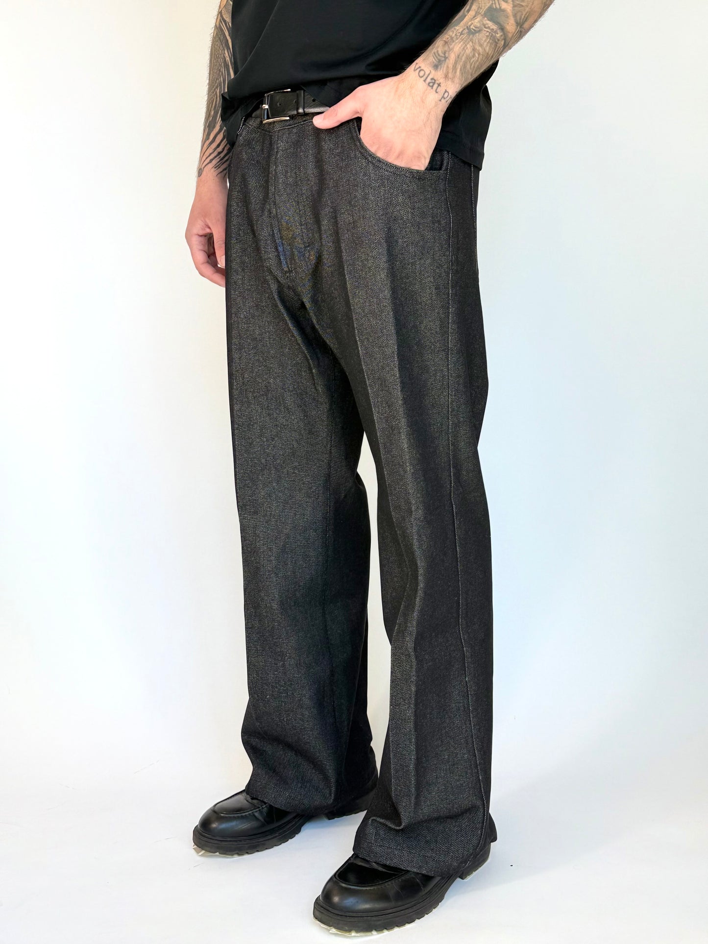 FLARE DENIM - LAV.0 NERO