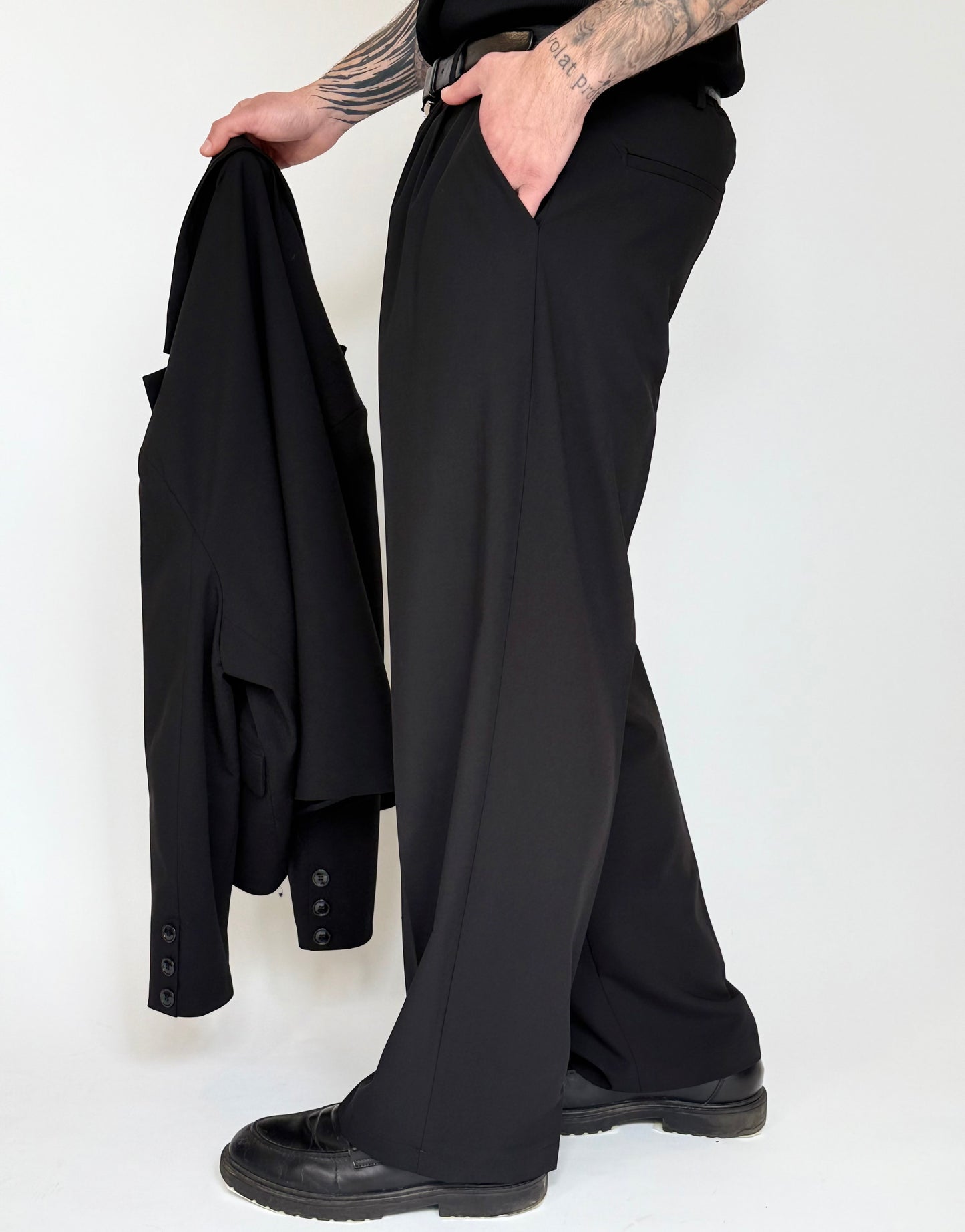 CROP SUIT - NERO