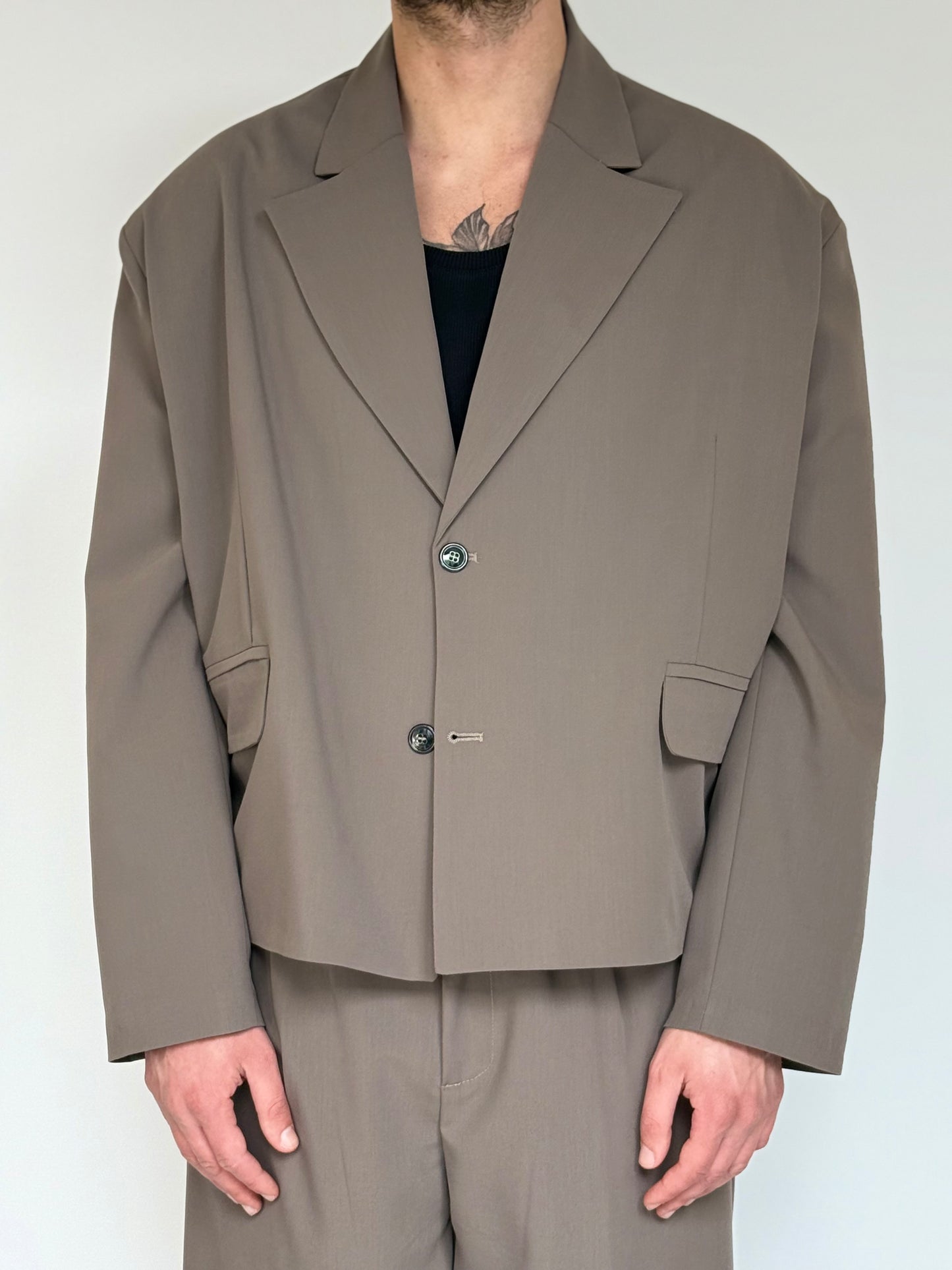 CROP SUIT - TORTORA