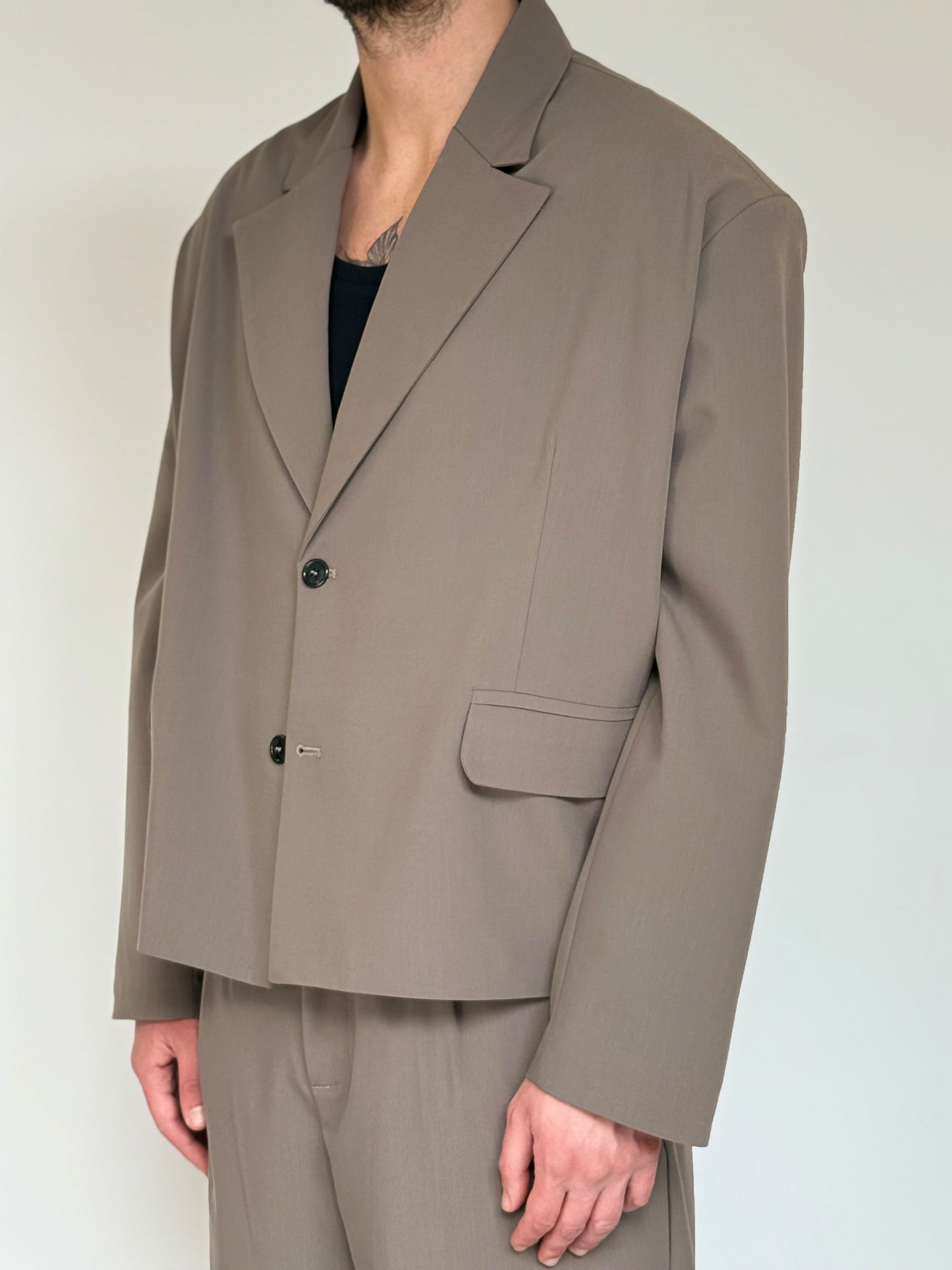 CROP SUIT - TORTORA
