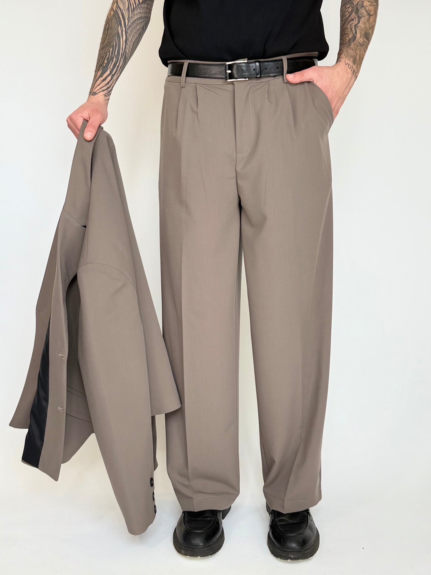 CROP SUIT - TORTORA