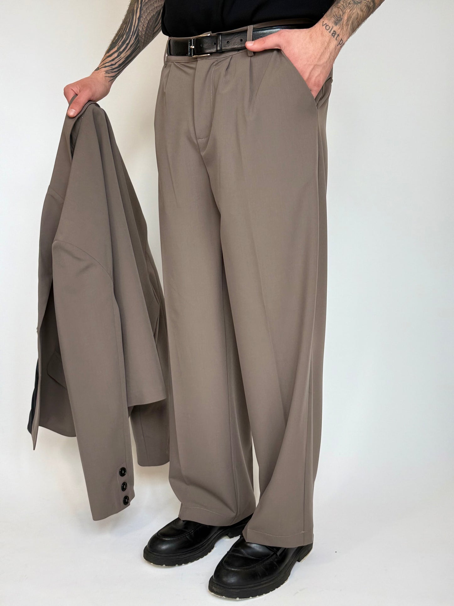 CROP SUIT - TORTORA