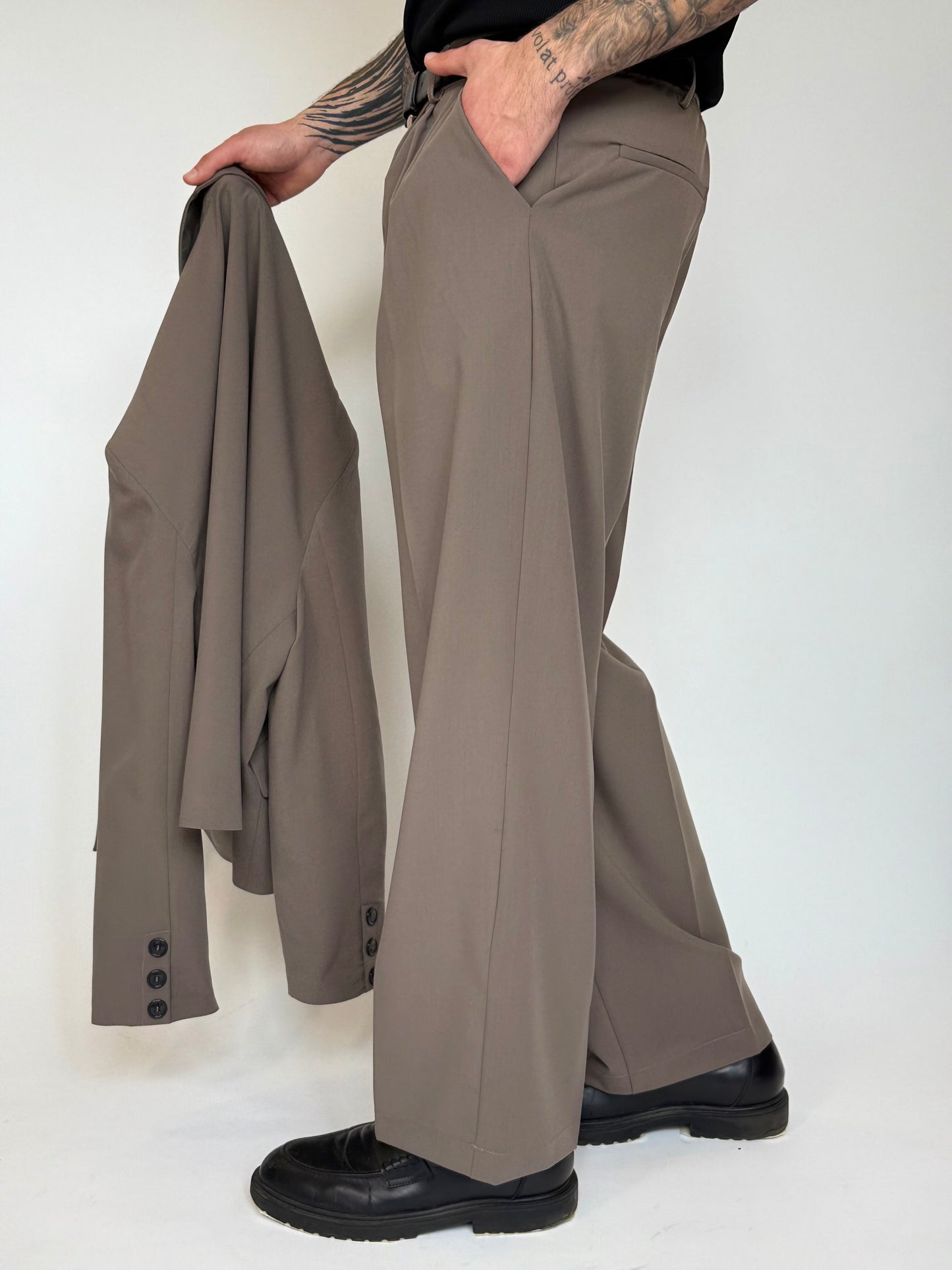 CROP SUIT - TORTORA