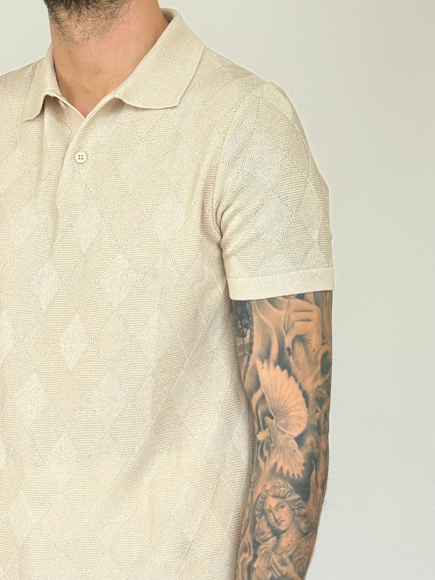 RHOMBUS POLO - BEIGE