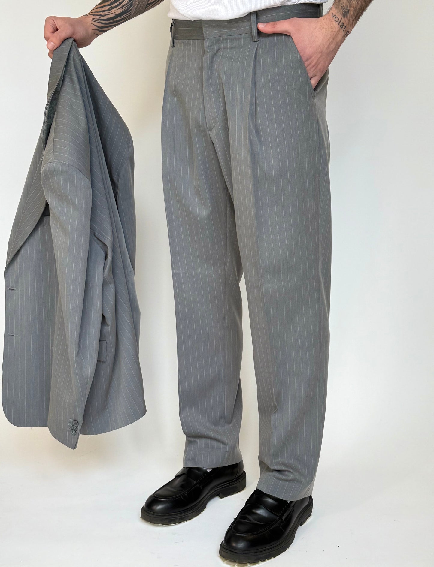 RITUALE PANT - GRIGIO GESSATO