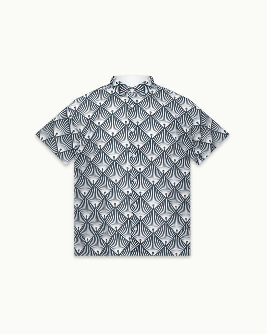 CAMICIA A FANTASIA - HORUS BLUE
