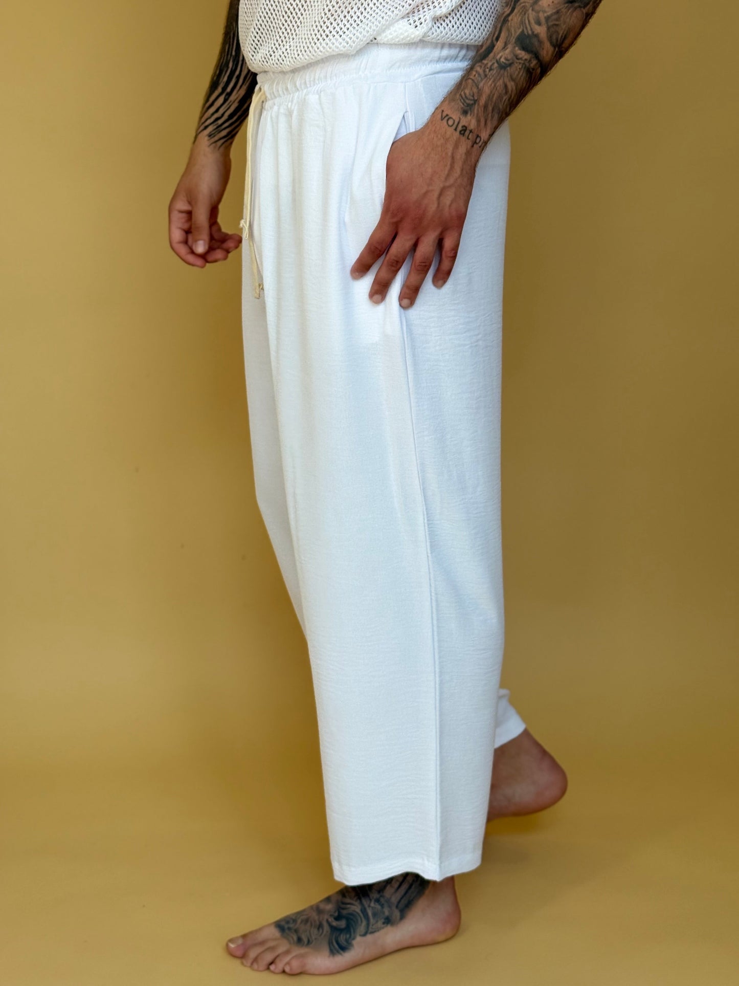 AZUL JAPAN PANT - BIANCO