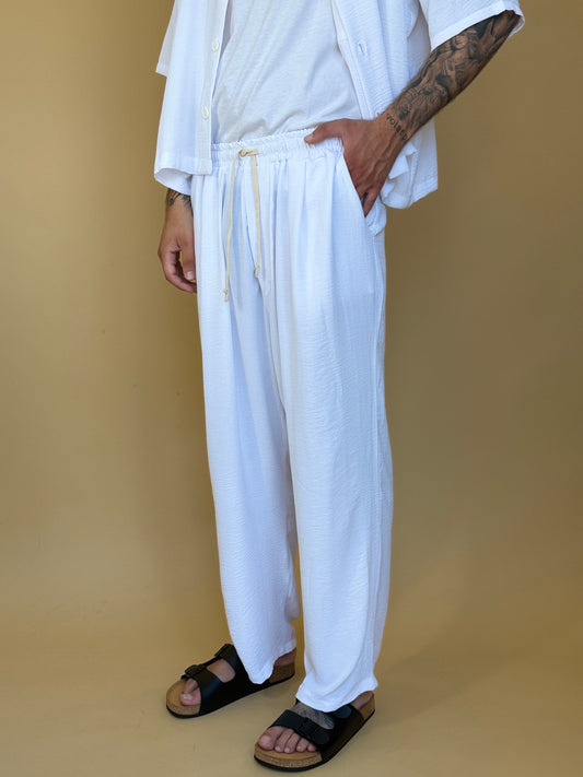 NOAH LOOSE PANT - BIANCO