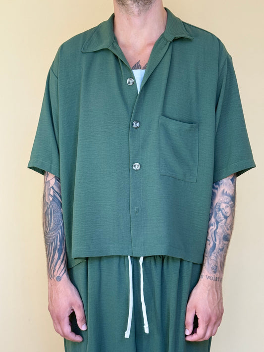 NOAH CROP SHIRT - VERDE
