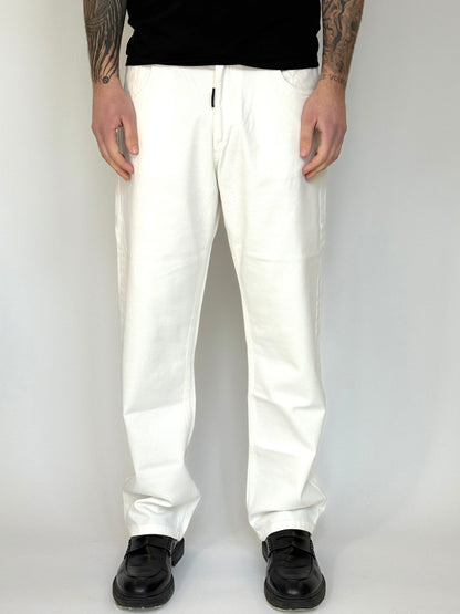 JEANS LOOSE FIT BULL - BIANCO