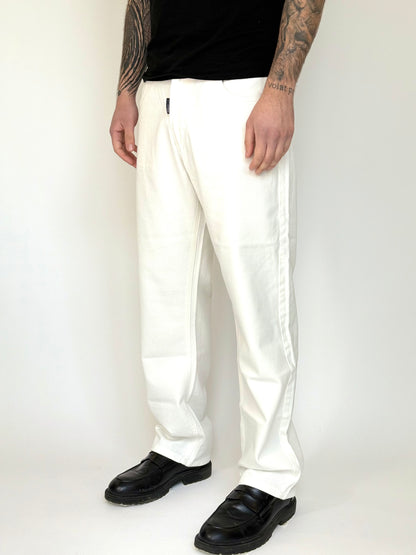 JEANS LOOSE FIT BULL - BIANCO