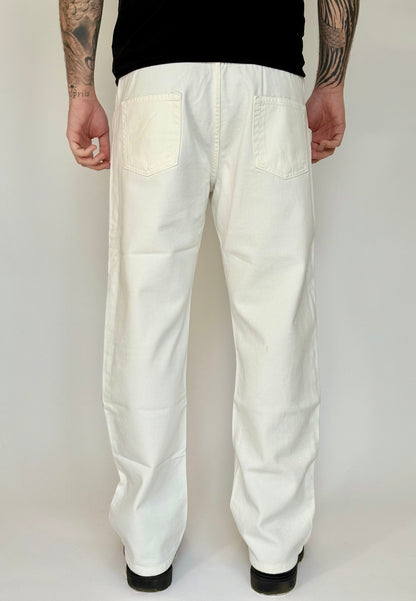 JEANS LOOSE FIT BULL - BIANCO