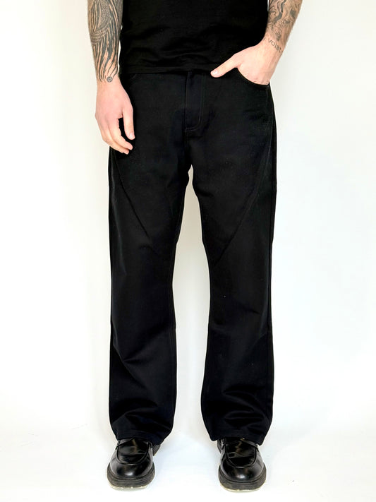 JEANS FLARE - NERO
