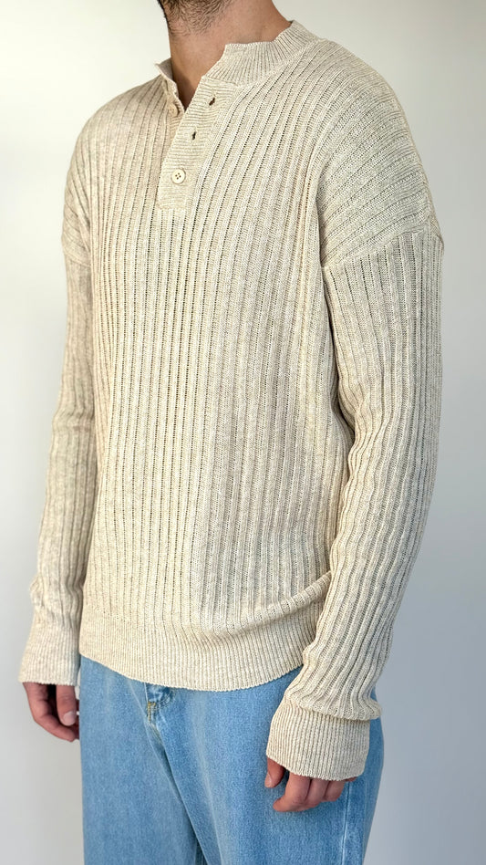POLO ALEMAGOU - BEIGE