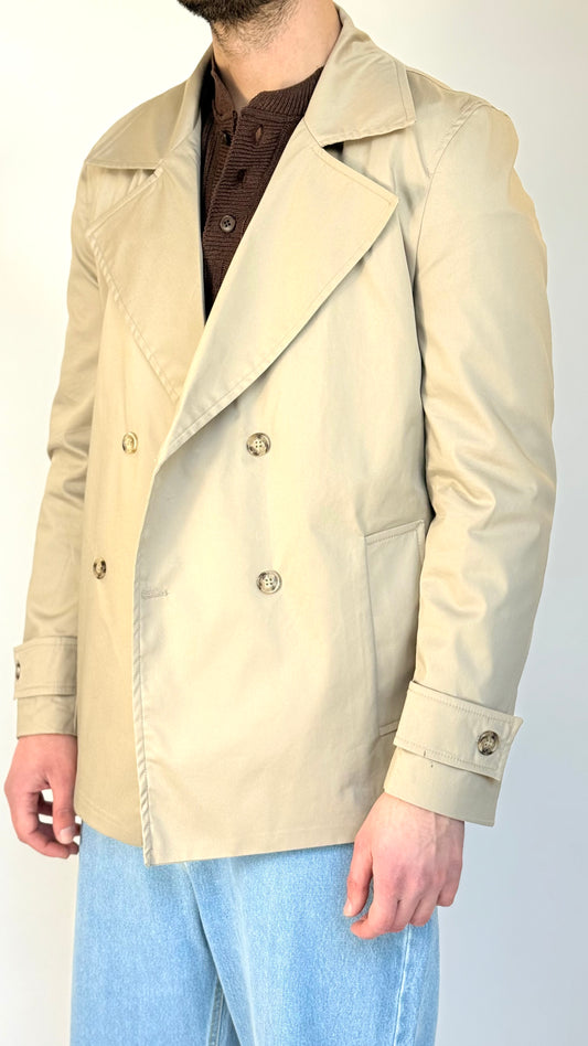 TRENCH CORTO - BEIGE