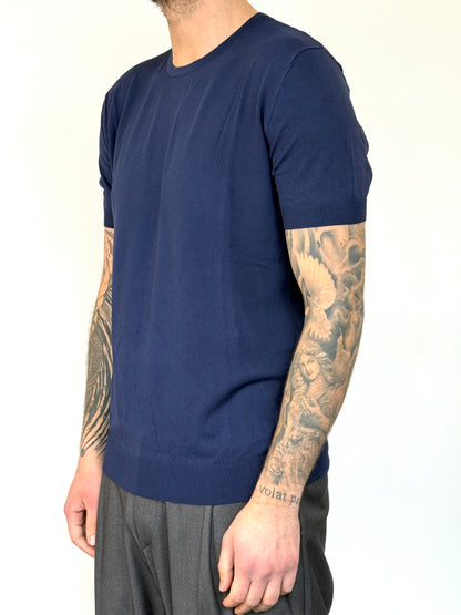TEE BASIC IN FILO - BLU