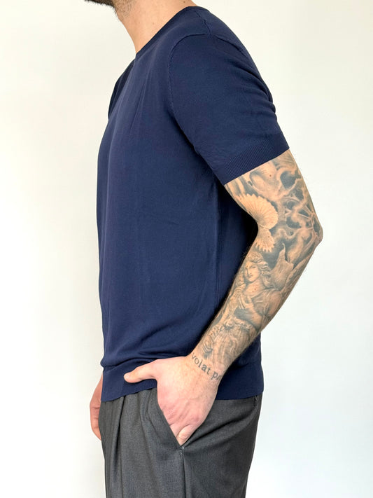 TEE BASIC IN FILO - BLU
