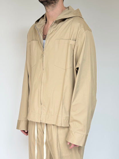 JACKET DOUBLE BEIGE - da completo