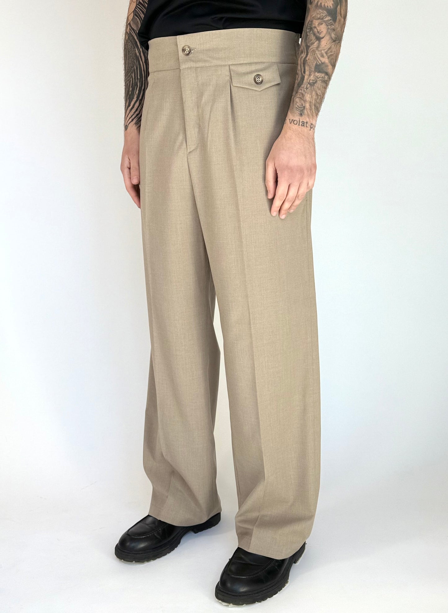 TURK WIDE PANT - SABBIA
