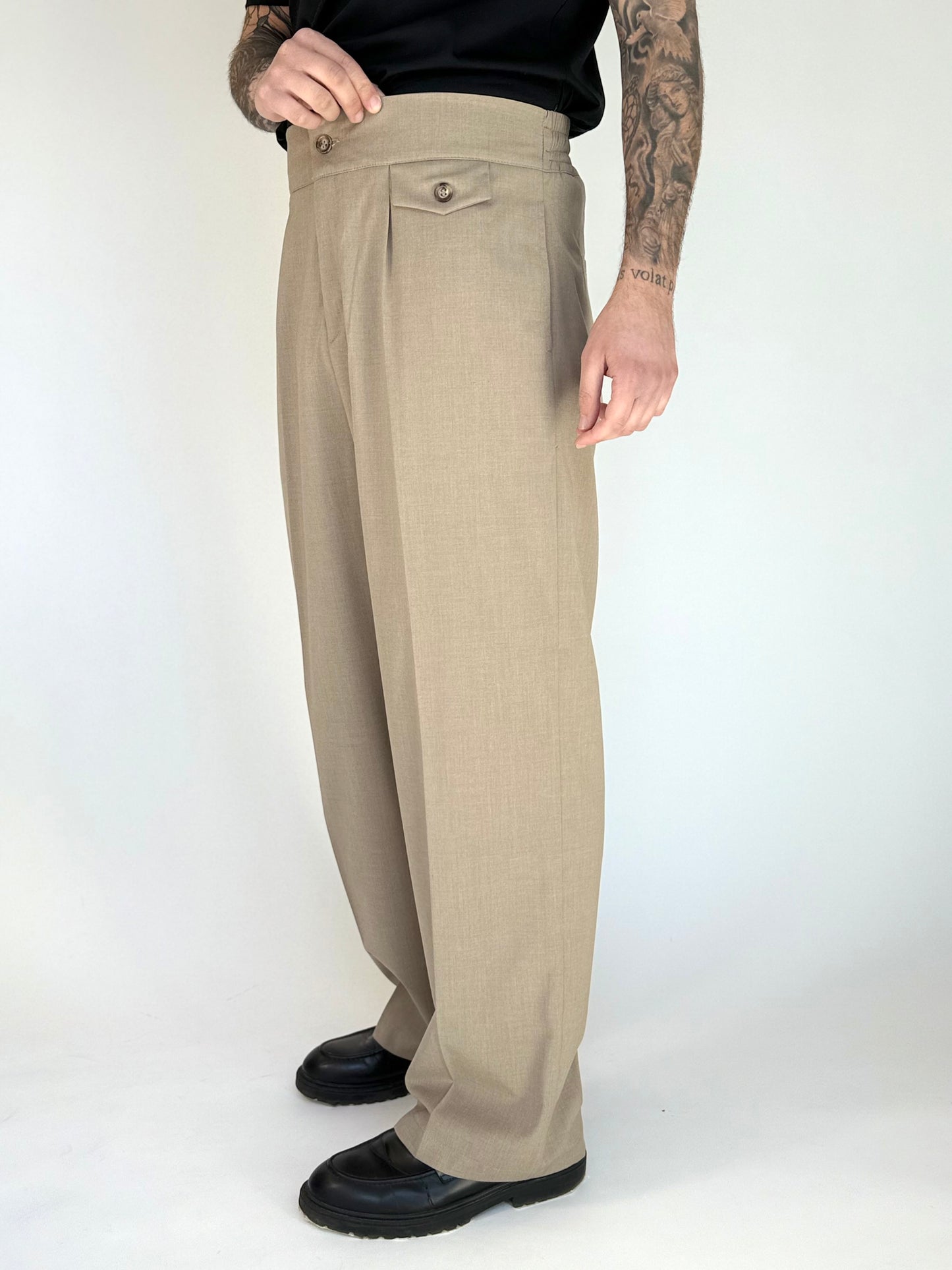 TURK WIDE PANT - SABBIA