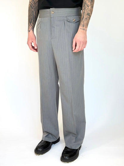 TURK WIDE PANT - GESSATO GRIGIO