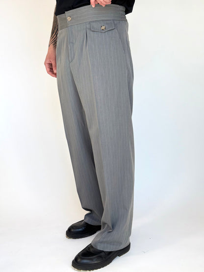 TURK WIDE PANT - GESSATO GRIGIO
