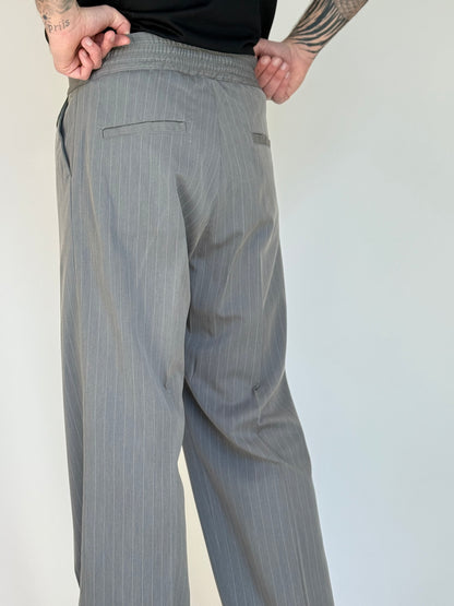 TURK WIDE PANT - GESSATO GRIGIO