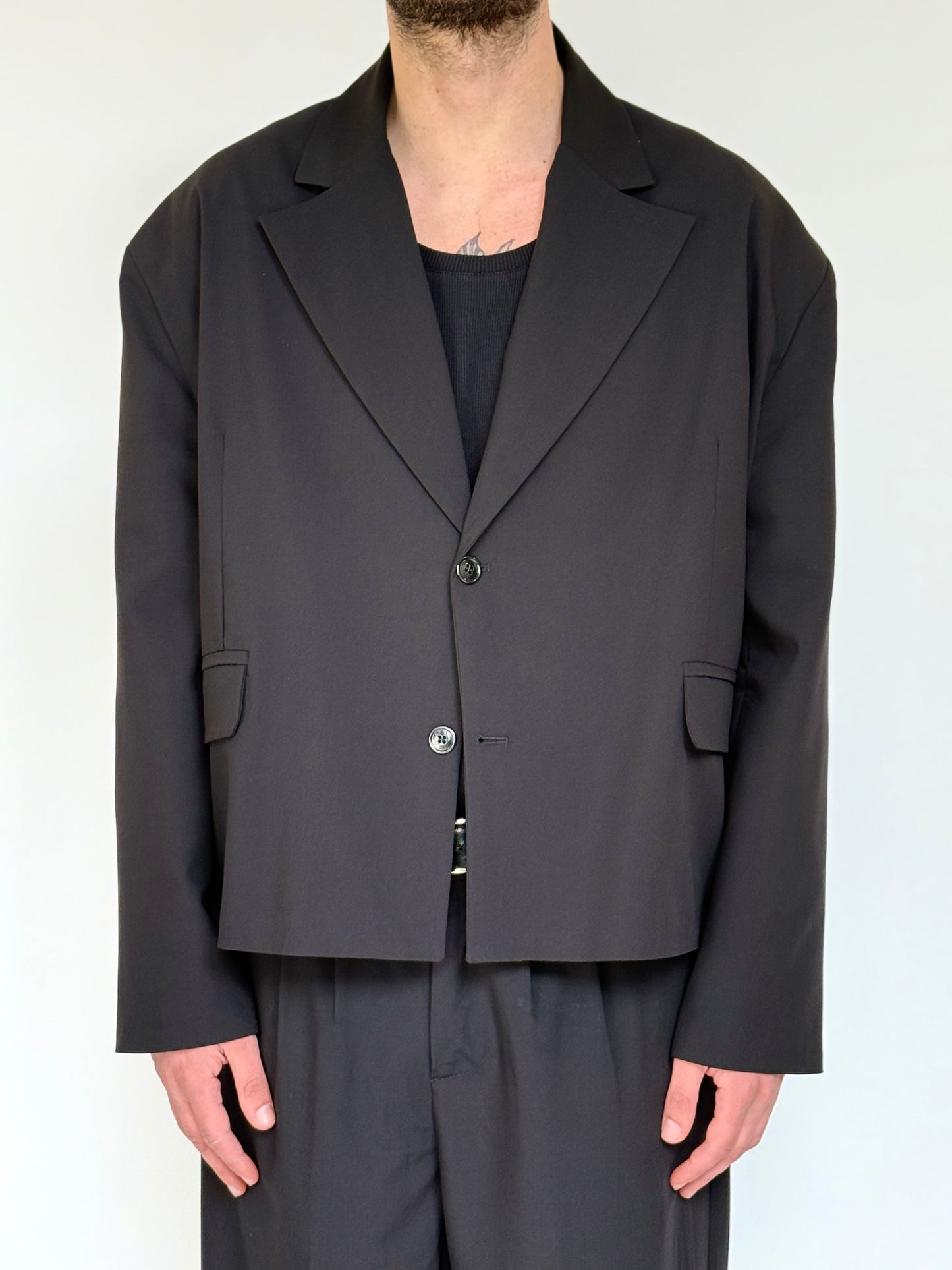 CROP SUIT - NERO