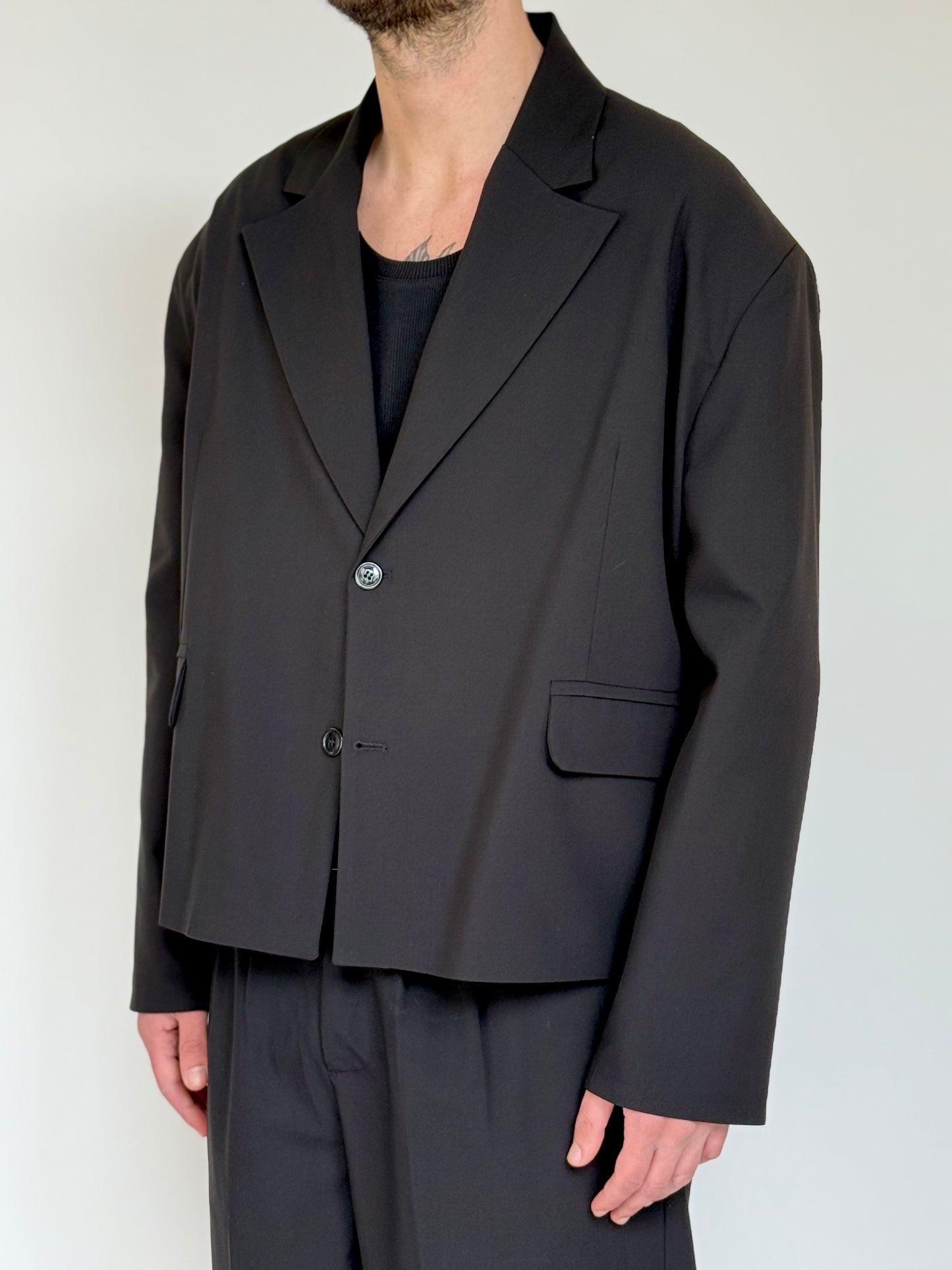 CROP SUIT - NERO