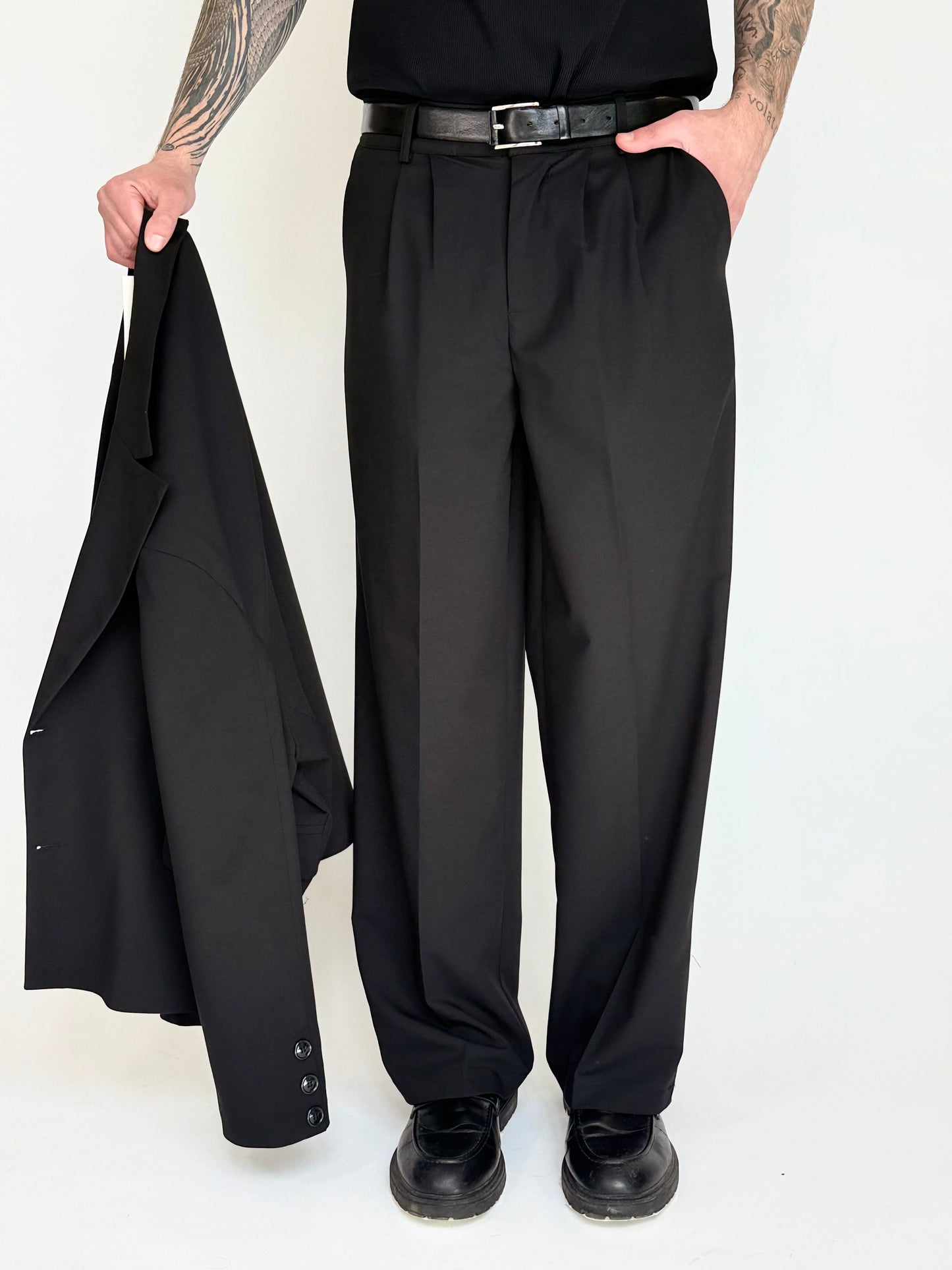 CROP SUIT - NERO