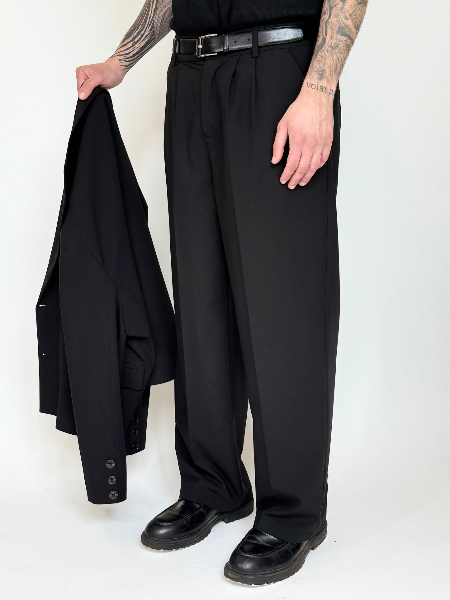 CROP SUIT - NERO