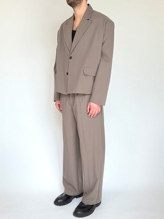 CROP SUIT - TORTORA