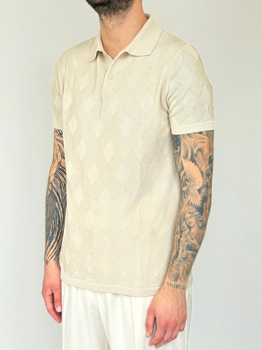 RHOMBUS POLO - BEIGE