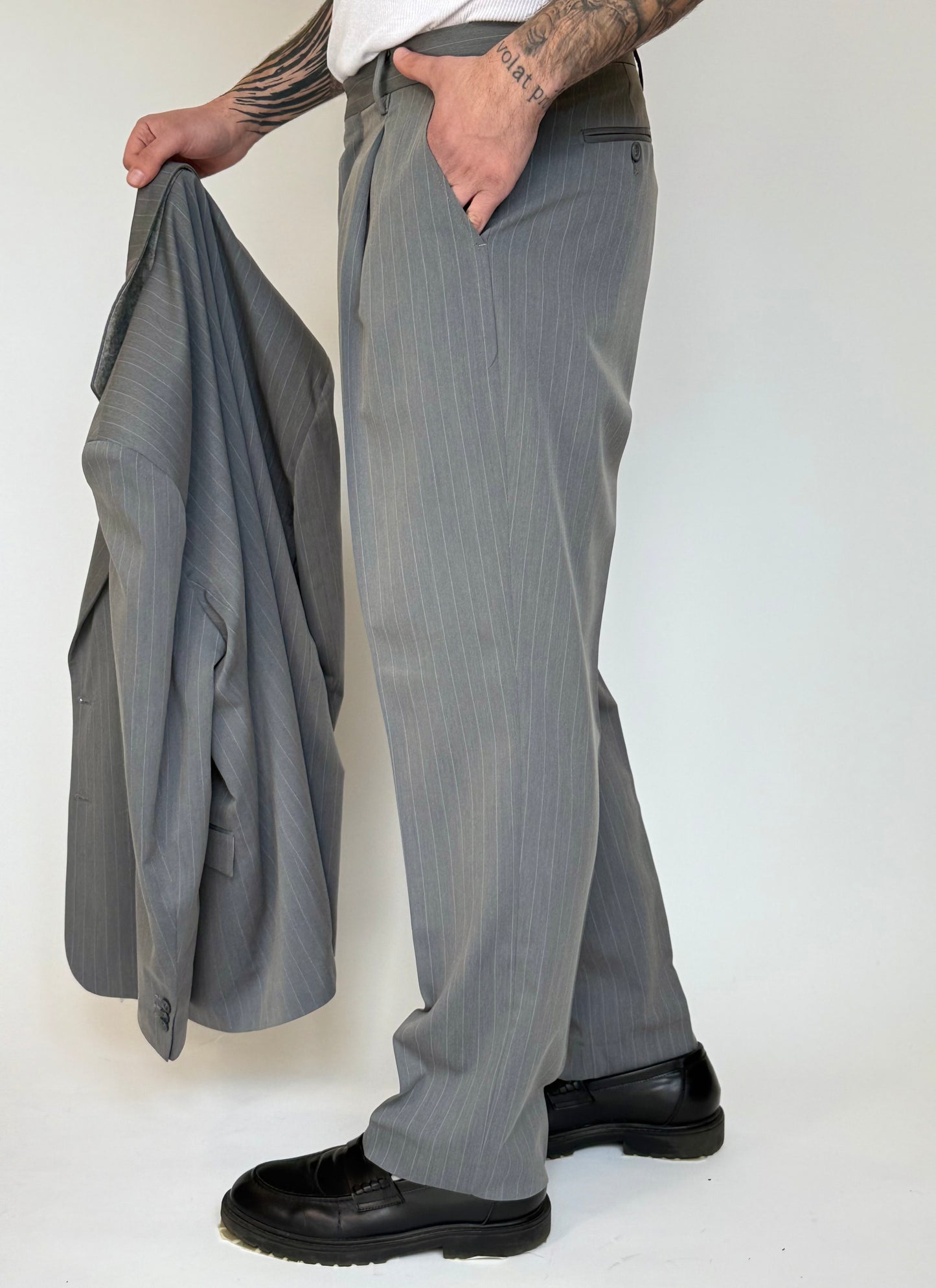 RITUALE PANT - GRIGIO GESSATO