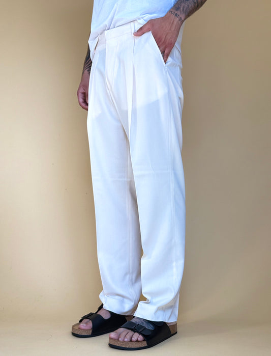 RITUAL PANT TEX. ULTRA LEGGERO - PANNA